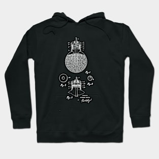 Photo Flush Bulb Vintage Patent Drawing Hoodie